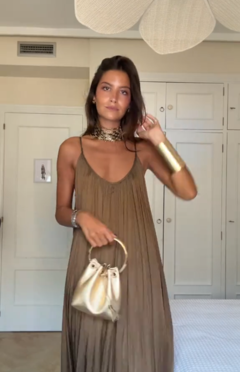 Kaia Crinkle Drape Jumpsuit