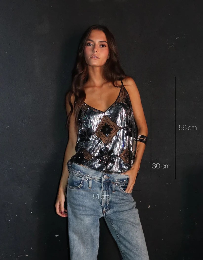 Jasmine Top - Silver