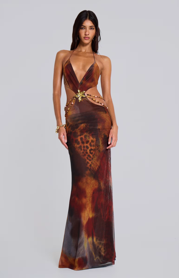 Elara - Backless Maxi Dress