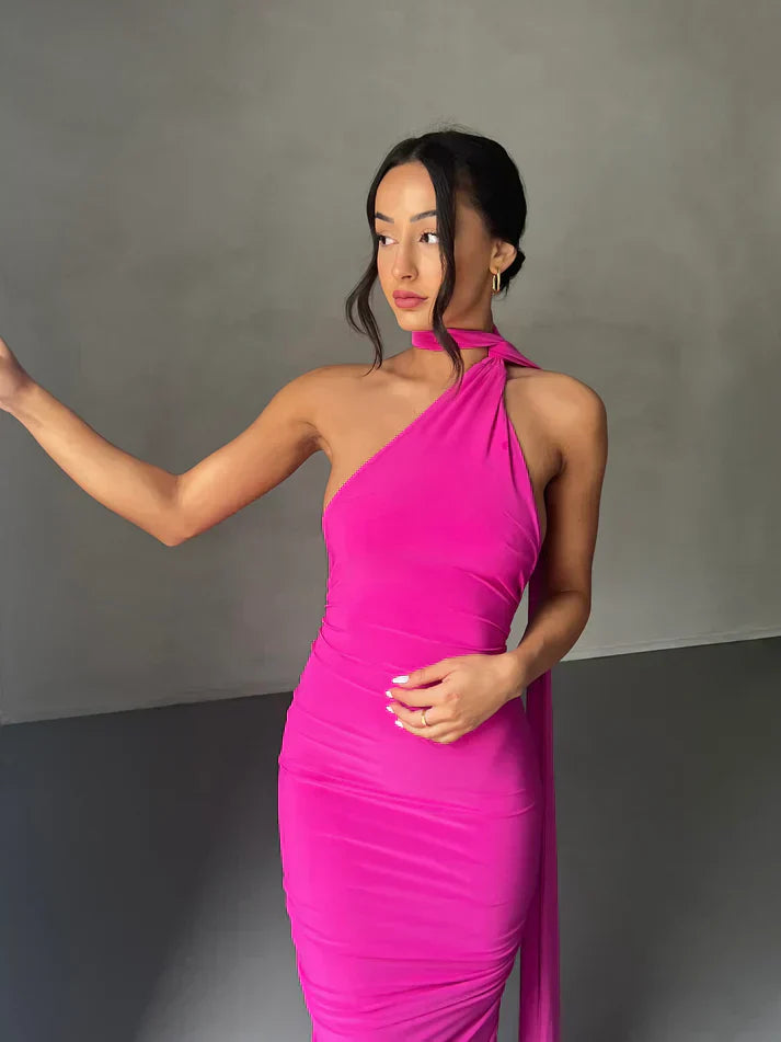 Victoria Maxi Dress - Berry