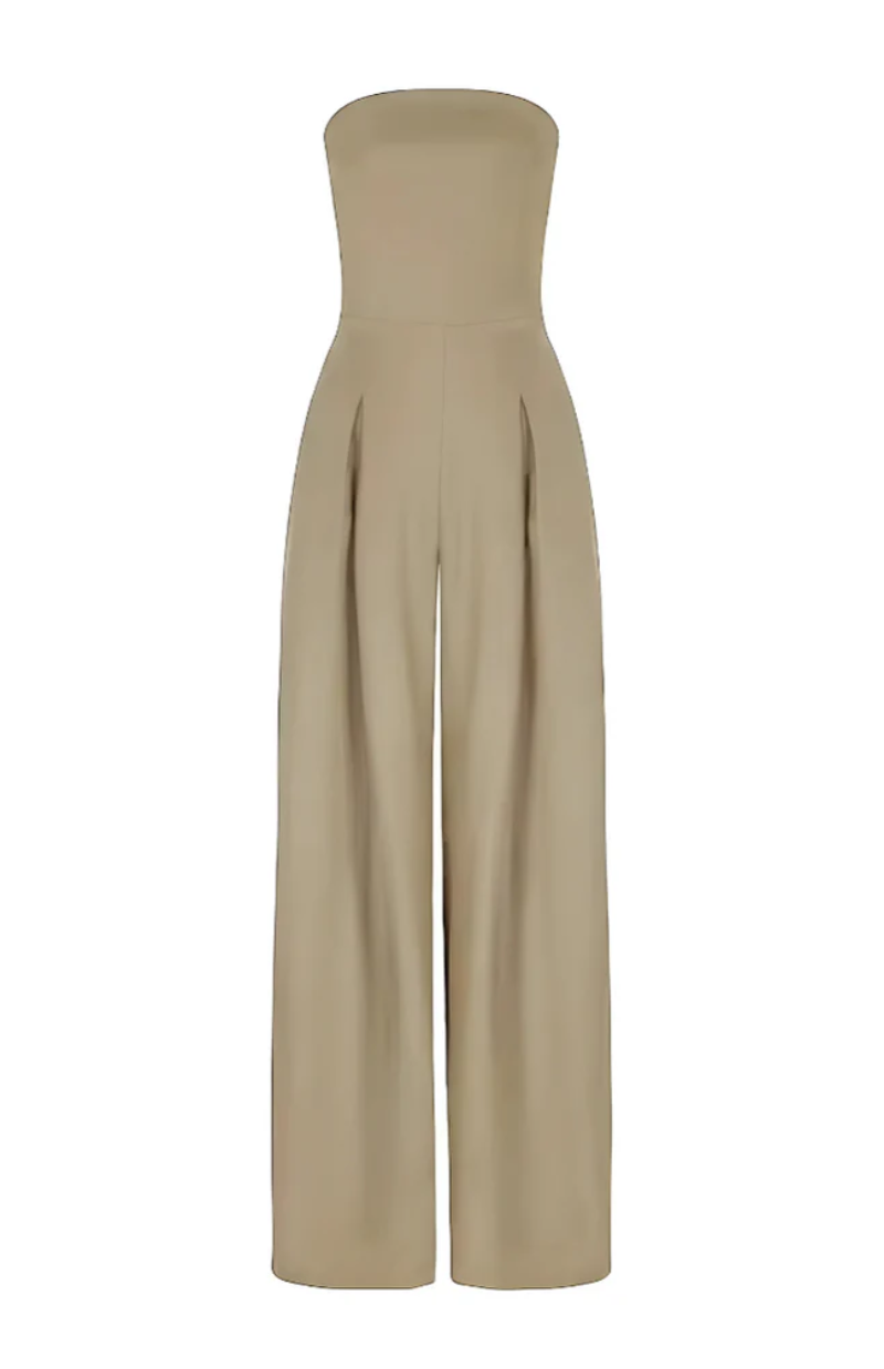 Kayla Strapless Wide-Leg Jumpsuit