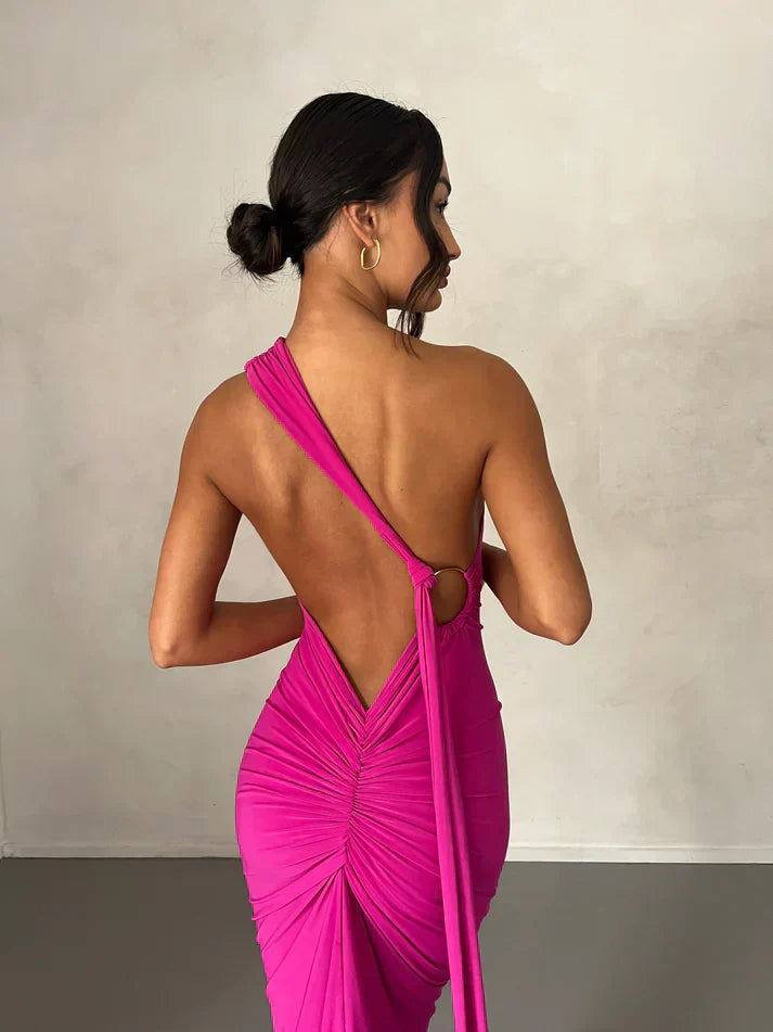 Victoria Maxi Dress - Berry